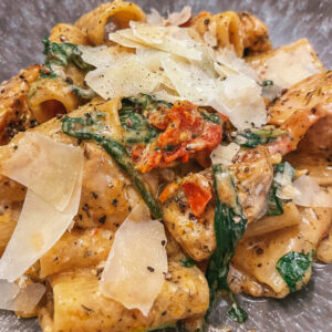 Bowl of creamy pasta